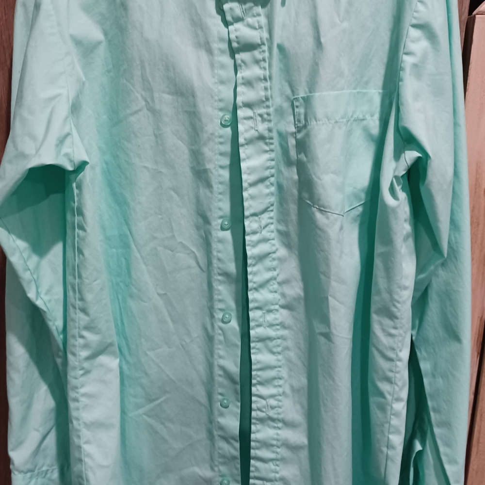 George Kids Aqua Button-Down Shirt Perfect Easter Color